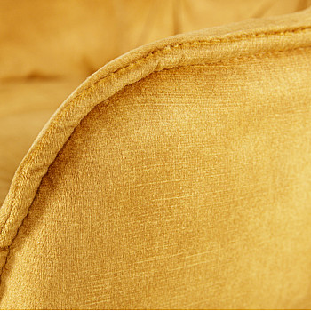 Barová stolička 41959 Milano Zamat Žltá