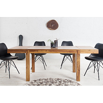 Rozkladací jedálenský stôl 20976 120/200x80cm Masív drevo Palisander Rozkladací jedálenský stôl 20976 120/200x80cm Masív drevo Palisander