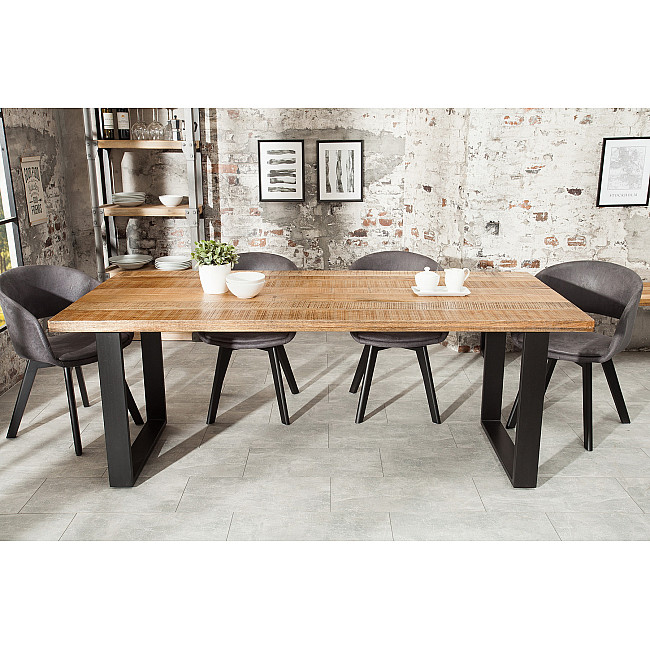 Jedálenský stôl 38660 200x90cm Masív drevo Mango prírodné - PRODUKT JE SKLADOM U NÁS - 2Ks