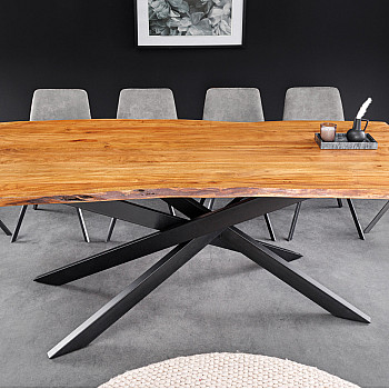 Jedálenský stôl Mammut 43783 200x100cm Masív drevo Acacia