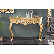 Toaletný stolík/Konzola 15633 Venice zlatá