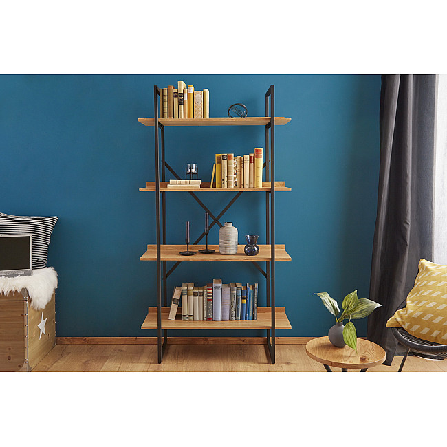 Knižnica/Regál 39705 90cm Dub