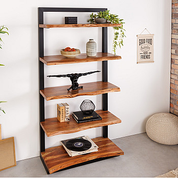 Knižnica/Regál Mammut 41628 85cm Drevo Acacia