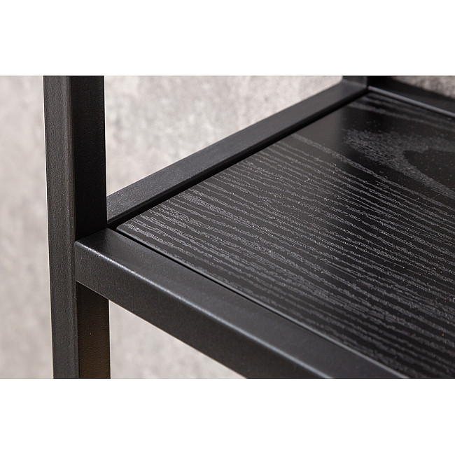 Knižnica/Regál 42029 75cm Slim Line  Čierny jaseň