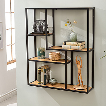 Knižnica/Regál 42030 75cm Slim Line Divoký Dub