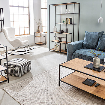 Knižnica/Regál 42030 75cm Slim Line Divoký Dub