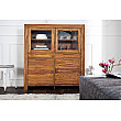 Komoda/Vitrína 22685 120cm Drevo Sheesham/Palisander Komoda/Vitrína 22685 120cm Drevo Sheesham/Palisander