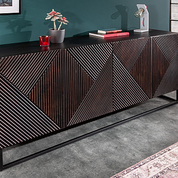 Komoda 40049 177cm Drevo Mango hnedá