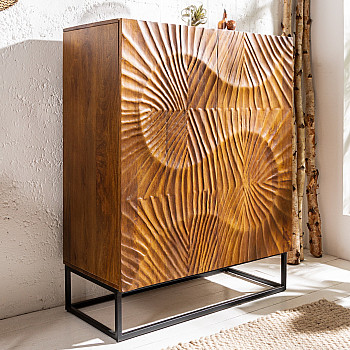 Komoda 40183 100cm Scorpion Drevo Mango hnedá - PRODUKT JE SKLADOM U NÁS - 1Ks