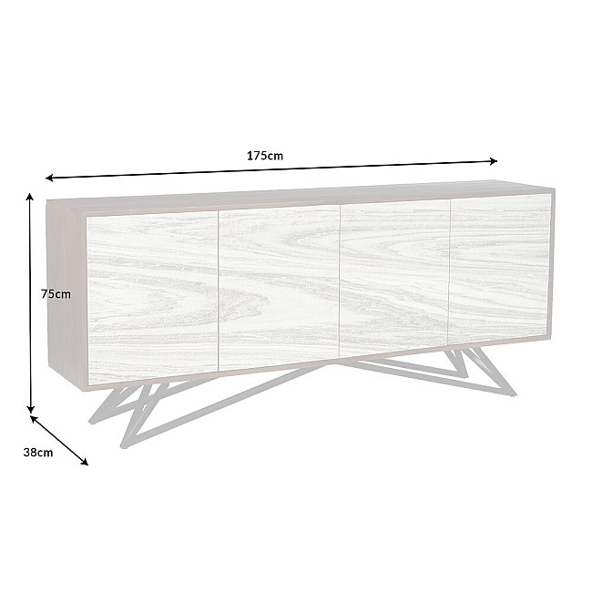Komoda 43379 Soul 175cm Drevo Acacia