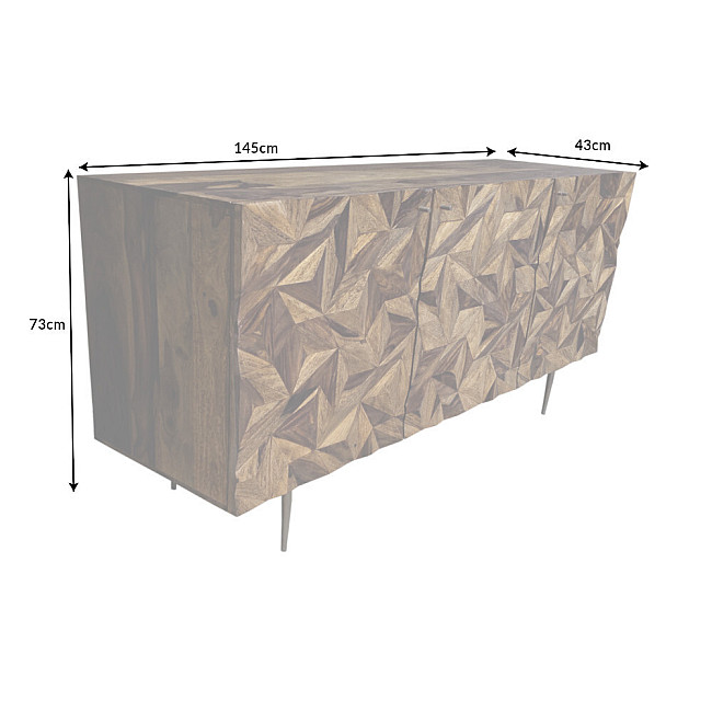 Komoda 43449 Stone 145cm Drevo Palisander