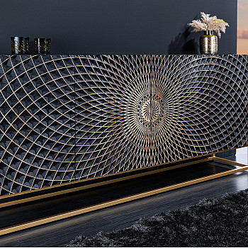 Komoda 44320 177cm Illusion Drevo Mango