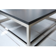 Konferenčný stôl 37118 75x75cm 2-Set Čierny Konferenčný stôl 37118 75x75cm 2-Set Čierny