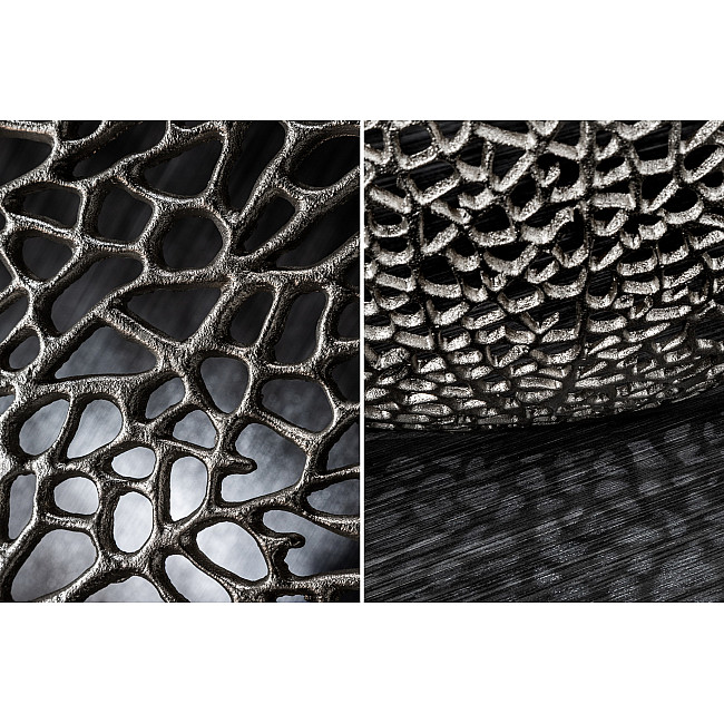 Konferenčný stôl 40286 80x80cm Aluminium Silver - PRODUKT JE SKLADOM U NÁS - 1Ks