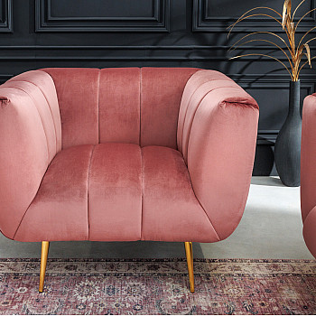 Kreslo 43265 Noblesse Zamat Staroružová