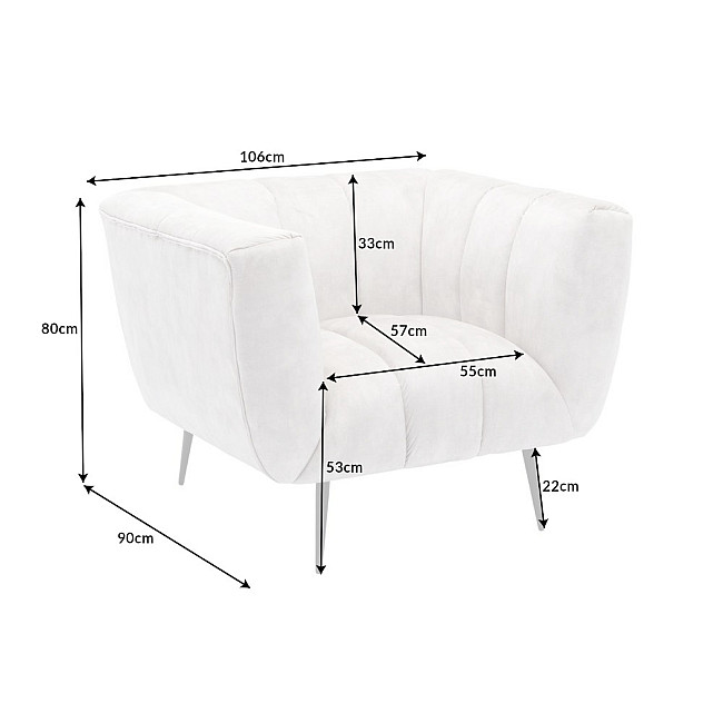 Kreslo 43265 Noblesse Zamat Staroružová