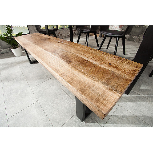 Lavica 38666 170cm Masív drevo Mango prírodná Lavica 38666 170cm Masív drevo Mango prírodná