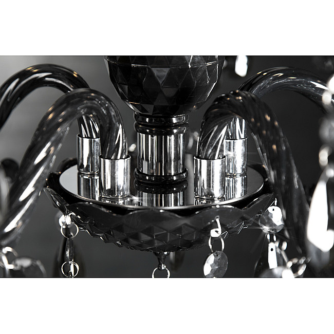 Luster 1452 5-Ramien čierny - PRODUKT JE SKLADOM U NÁS - 1Ks