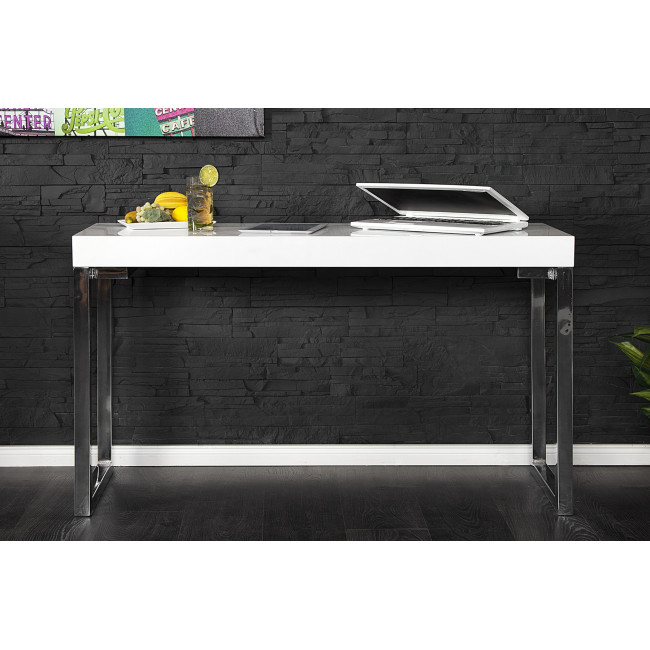 PC/Toaletný - stolík 16714 120cm Biely vysoký lesk PC/Toaletný - stolík 16714 120cm Biely vysoký lesk