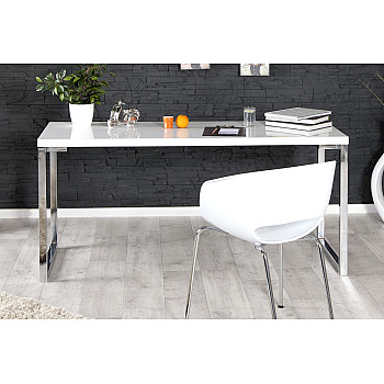 PC - stolík 21141 140x60cm Biely vysoký lesk - PRODUKT JE SKLADOM U NÁS - 1Ks