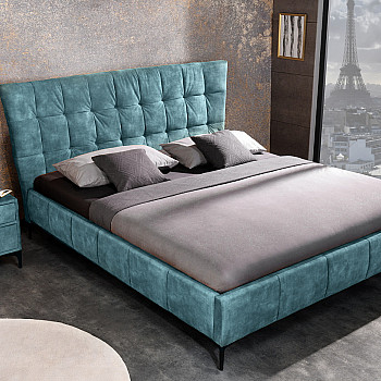 Posteľ 41427 160x200cm Boutique Zamat Petrol