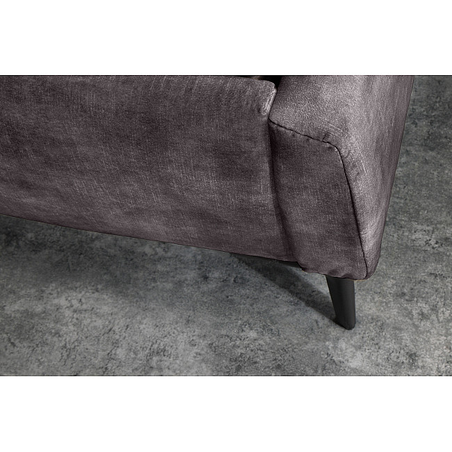 Posteľ 41670 180x200cm Boutique Zamat Tmavošedá