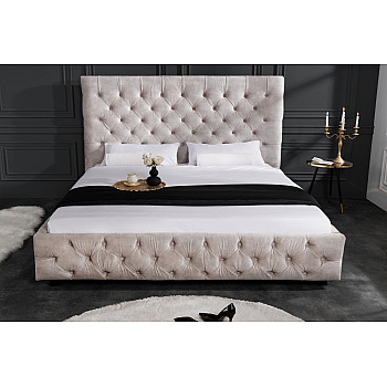 Posteľ 43106 160x200cm Zamat Champagne Posteľ 43106 160x200cm Zamat Champagne