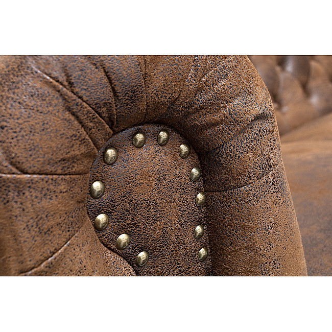 Sedacia súprava 17109 Chesterfield 2-sedenie Antik hnedá