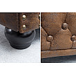 Sedacia súprava 17109 Chesterfield 2-sedenie Antik hnedá