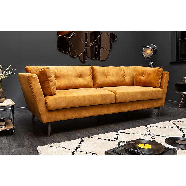 Sedacia súprava 40325 220cm Marvelous - Zamat Žltá Sedacia súprava 40325 220cm Marvelous - Zamat Žltá