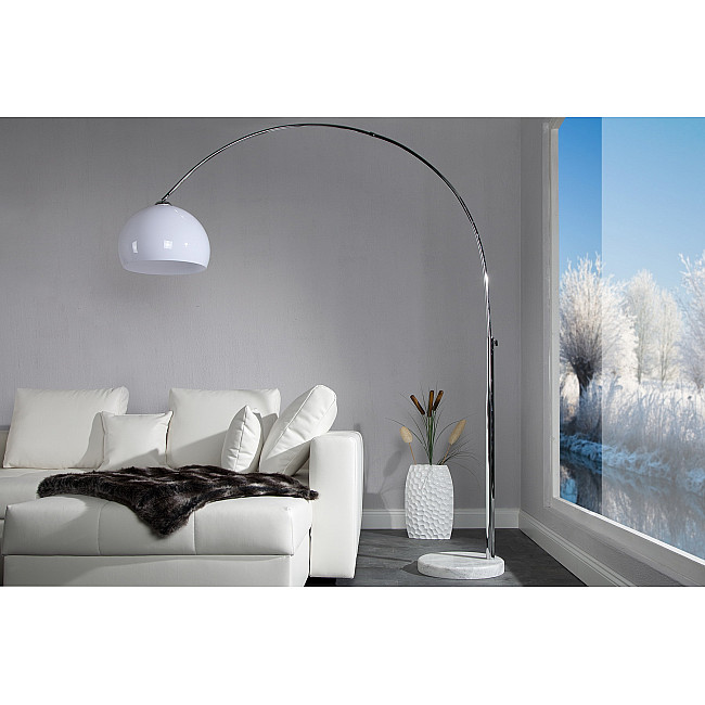 Stojaca lampa 19694 Oblúková Biela