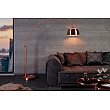 Stojaca lampa 21599 Oblúková Medená Stojaca lampa 21599 Oblúková Medená