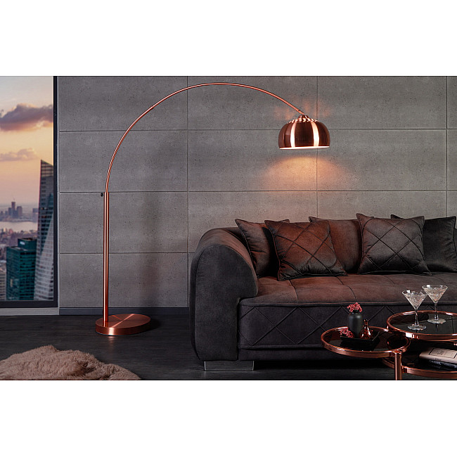 Stojaca lampa 21599 Oblúková Medená Stojaca lampa 21599 Oblúková Medená