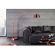 Stojaca lampa 21599 Oblúková Medená Stojaca lampa 21599 Oblúková Medená