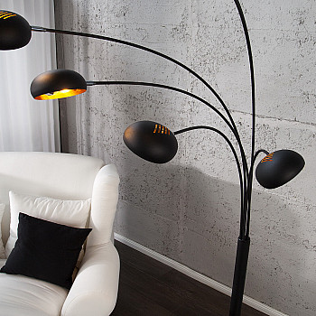 Stojaca lampa 22967 Čierna - PRODUKT JE SKLADOM U NÁS - 1Ks