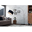 Stojaca lampa 35399 Oblúková Čierna