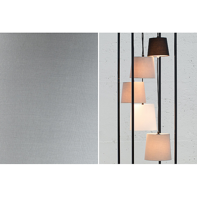 Stojaca lampa 38685 Levels 180cm Čierna, Šedá, Biela