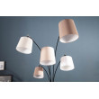 Stojaca lampa 38825 Levels 205cm Šedá, Hnedá, Biela Stojaca lampa 38825 Levels 205cm Šedá, Hnedá, Biela