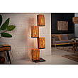 Stojaca lampa 40504 Euphoria 154cm Prírodná Logan Drevo