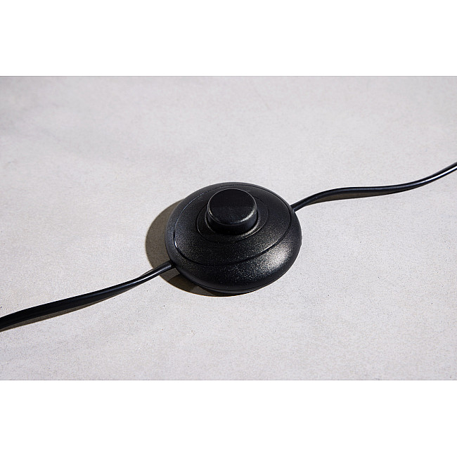 Stojaca lampa 40686 Cocooning 205cm Čierna