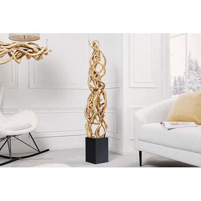 Stojaca lampa 43075 Vigne 150cm Prírodné recyklované drevo