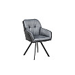 Stolička 39301 Lounger Šedá/Antracit - otočná