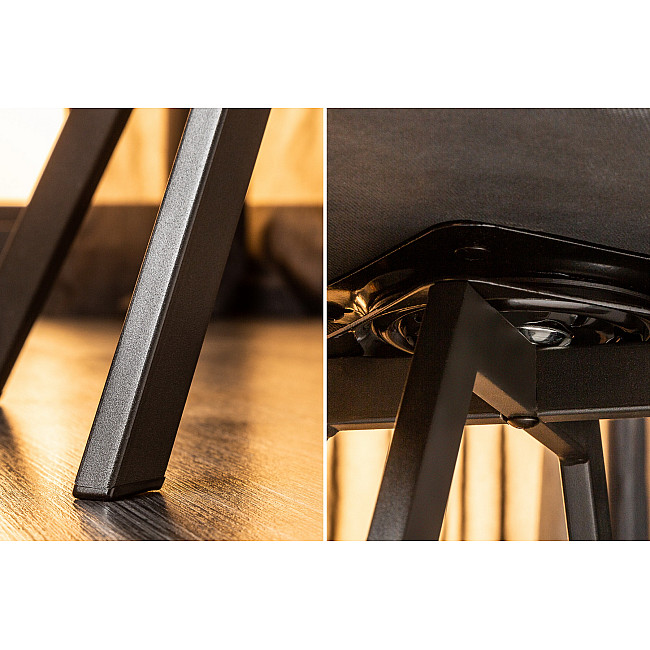 Stolička 39301 Lounger Šedá/Antracit - otočná