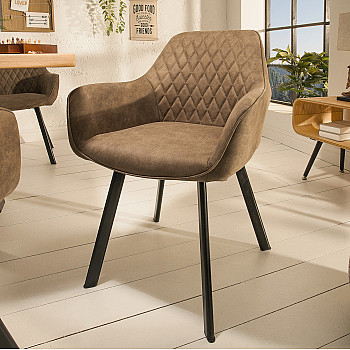 Stolička 39343 Taupe-Sivohnedá