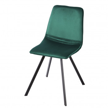 Stolička 39918 Zamat smaragdovozelená