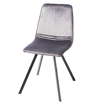 Stolička 39920 Zamat tmavošedá - PRODUKT JE SKLADOM U NÁS - 2KS