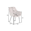 Stolička 41178 Milano Zamat Champagner