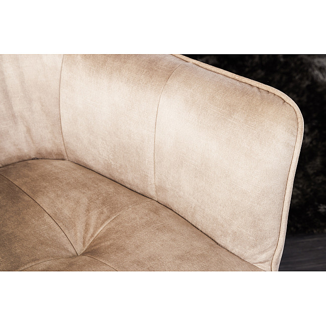 Stolička 42391 Loft Zamat Champagner