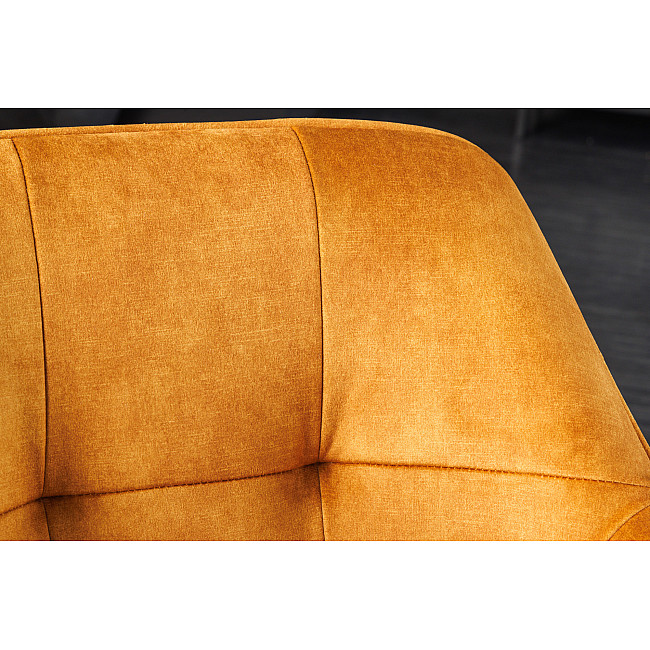 Stolička 42392 Loft Zamat Žltá