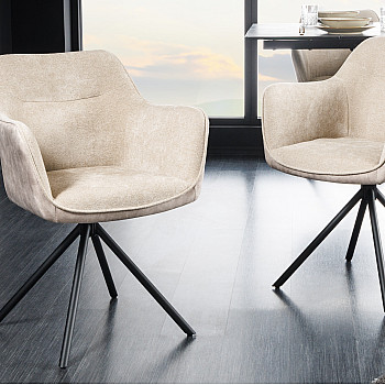 Stolička 44156 Verona látka Champagne + Zamat